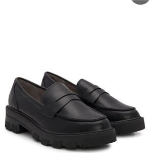 BRAND NEW SPRIT  WOMEN'S SAGAN FAUX LEATHER  LUGGED SOLE PENNY LOAFERS